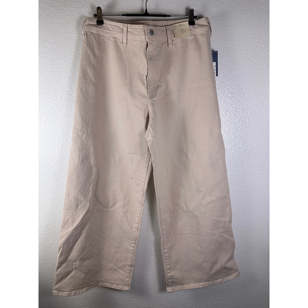 Universal Thread Sailor Wide Leg Pants Khaki Beige High Rise Size 14 014 05 0087
